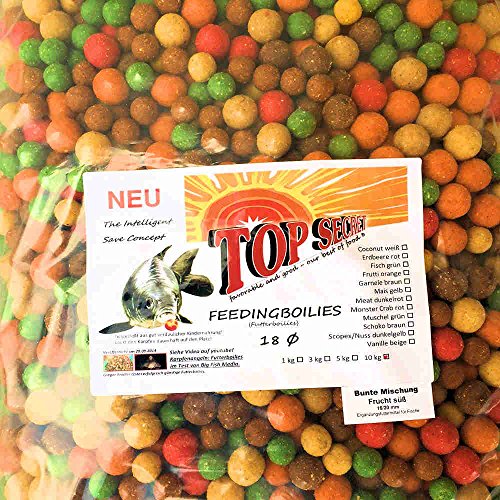 TOP SECRET Futterboilie 10Kg 16-20mm Frucht-Mix TOP SECRET Futterboilie 10Kg 16-20mm Frucht-Mix von TOP SECRET