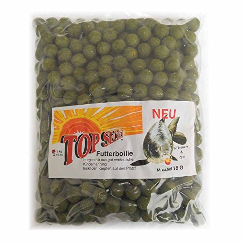 TOP SECRET Futterboilie 10Kg 18mm Muschel TOP SECRET Futterboilie 10Kg 18mm Muschel von TOP SECRET