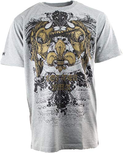 T-Shirt „Unicorn“ - grau, Gr. L von TOP TEN MMA