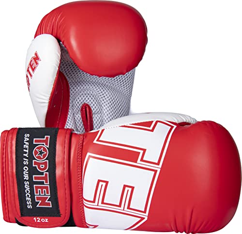 TOP TEN Boxhandschuhe „NK 3“ - 16 oz, rot TOP TEN Boxhandschuhe „NK 3“ - 16 oz, rot von TOP TEN