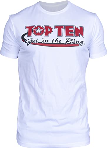 T-Shirt „Get in The Ring“ - Weiss, Gr. M T-Shirt „Get in The Ring“ - Weiss, Gr. M von TOP TEN