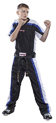 T-Shirt mit V-Ausschnitt zum Kickboxen „Kickboxjacke Mesh“ - schwarz-Weiss, Gr. L T-Shirt mit V-Ausschnitt zum Kickboxen „Kickboxjacke Mesh“ - schwarz-Weiss, Gr. L von TOP TEN