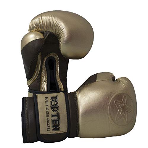 TOP TEN Boxhandschuhe „Heritage“ - 10 oz, vintagebraun TOP TEN Boxhandschuhe „Heritage“ - 10 oz, vintagebraun von TOP TEN
