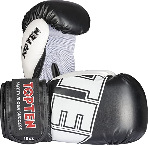 TOP TEN Boxhandschuhe „NK 3“ - 14 oz, schwarz TOP TEN Boxhandschuhe „NK 3“ - 14 oz, schwarz von TOP TEN