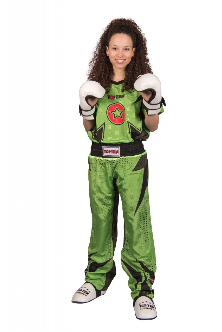 Top Ten Kickbox Uniform Future - Grün-Schwarz Top Ten Kickbox Uniform Future - Grün-Schwarz von TOP TEN