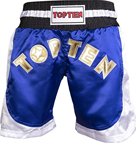 TOP TEN Kickbox-Shorts „Kick Light“ - Gr. S = 160 cm, blau-Weiss TOP TEN Kickbox-Shorts „Kick Light“ - Gr. S = 160 cm, blau-Weiss von TOP TEN