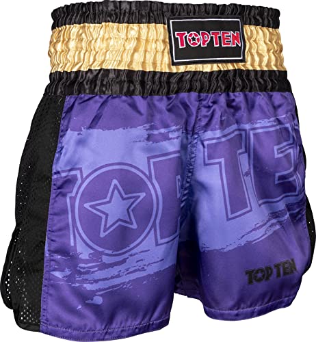 TOP TEN Kickbox-Shorts „Power Ink“ - lila-Gold, Gr. L TOP TEN Kickbox-Shorts „Power Ink“ - lila-Gold, Gr. L von TOP TEN