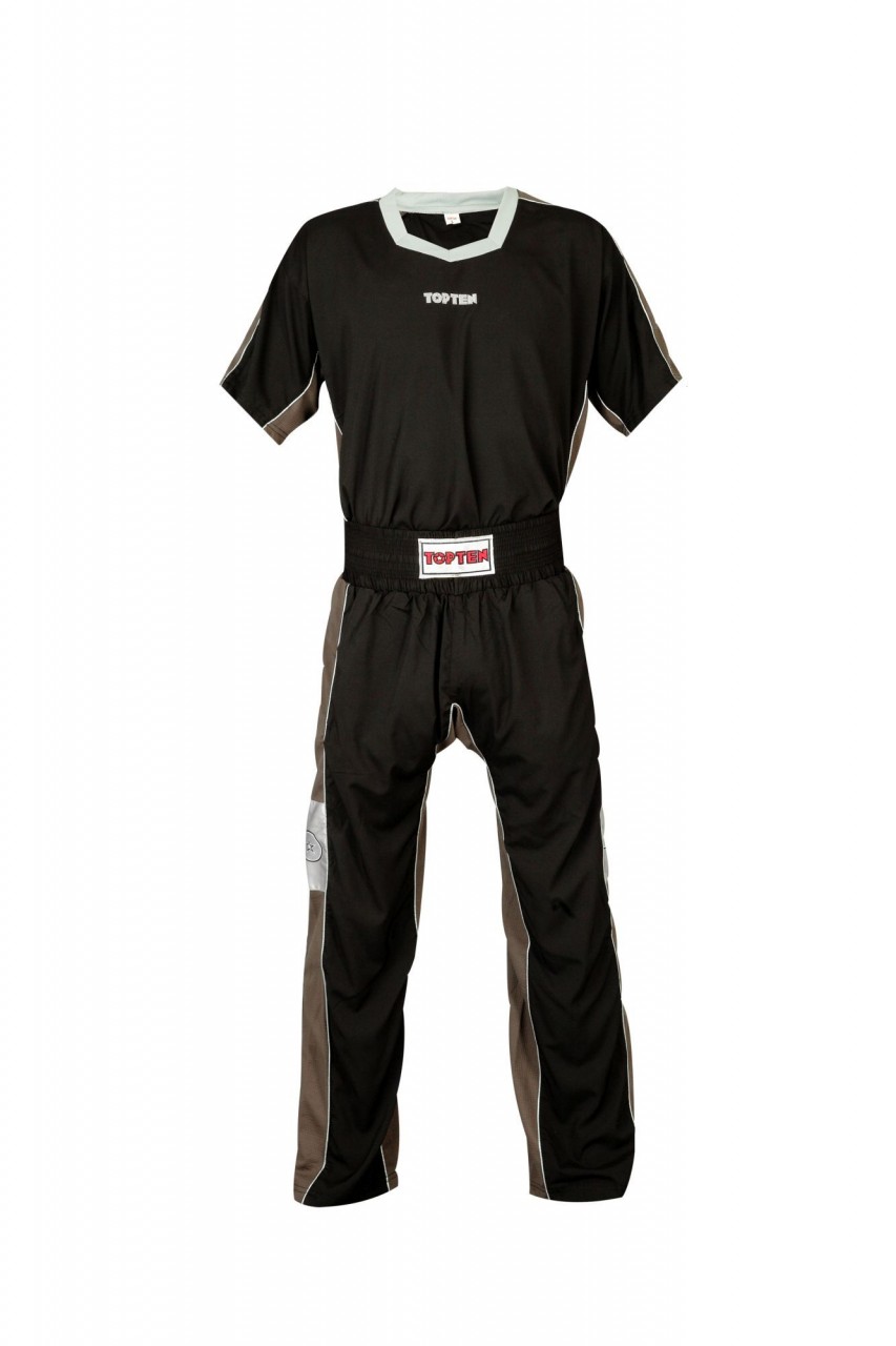 Top Ten Kickbox Uniform Flexz - Schwarz-Grau Top Ten Kickbox Uniform Flexz - Schwarz-Grau von TOP TEN