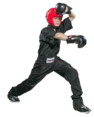 TOP TEN Kickboxhose „Mesh“ - Gr. M = 170 cm, schwarz-schwarz TOP TEN Kickboxhose „Mesh“ - Gr. M = 170 cm, schwarz-schwarz von TOP TEN