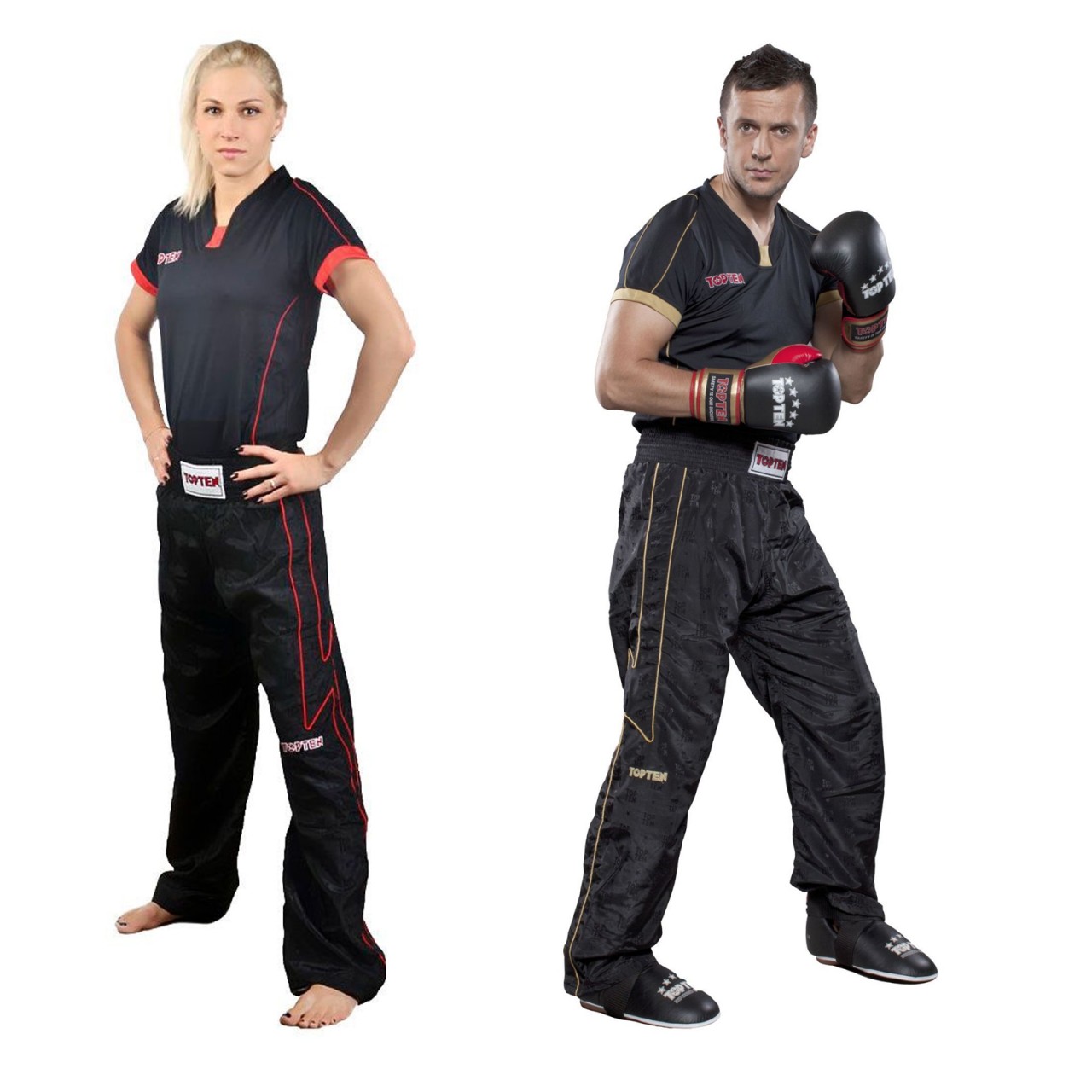 Top Ten Kickboxhose Schwarz Top Ten Kickboxhose Schwarz von TOP TEN