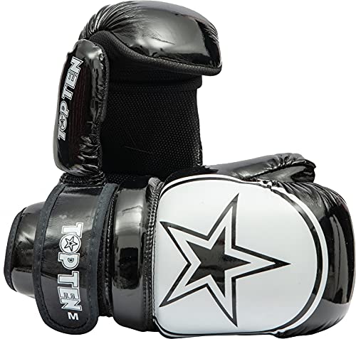 TOP TEN Pointfighter „Glossy Block Star“ - schwarz-Weiss, Gr. L TOP TEN Pointfighter „Glossy Block Star“ - schwarz-Weiss, Gr. L von TOP TEN