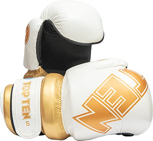 TOP TEN Pointfighter „Glossy Block“ - Weiss-Gold, Gr. M TOP TEN Pointfighter „Glossy Block“ - Weiss-Gold, Gr. M von TOP TEN