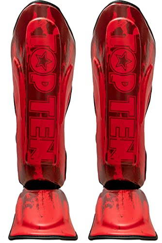 TOP TEN Schienbeinschutz „Power Ink“ - rot, Gr. L TOP TEN Schienbeinschutz „Power Ink“ - rot, Gr. L von TOP TEN
