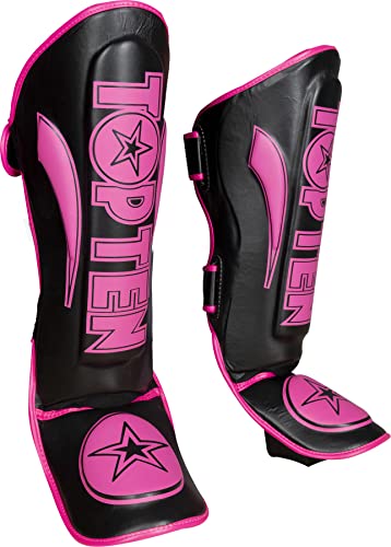 TOP TEN Schienbeinschutz „Star Light“ - Gr. XS, schwarz-pink TOP TEN Schienbeinschutz „Star Light“ - Gr. XS, schwarz-pink von TOP TEN