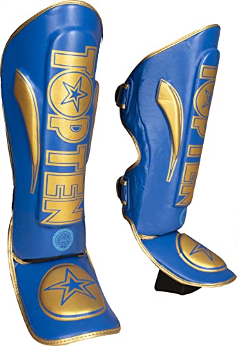 TOP TEN Schienbeinschutz „Star Light WAKO“ - blau-Gold, Gr. L TOP TEN Schienbeinschutz „Star Light WAKO“ - blau-Gold, Gr. L von TOP TEN
