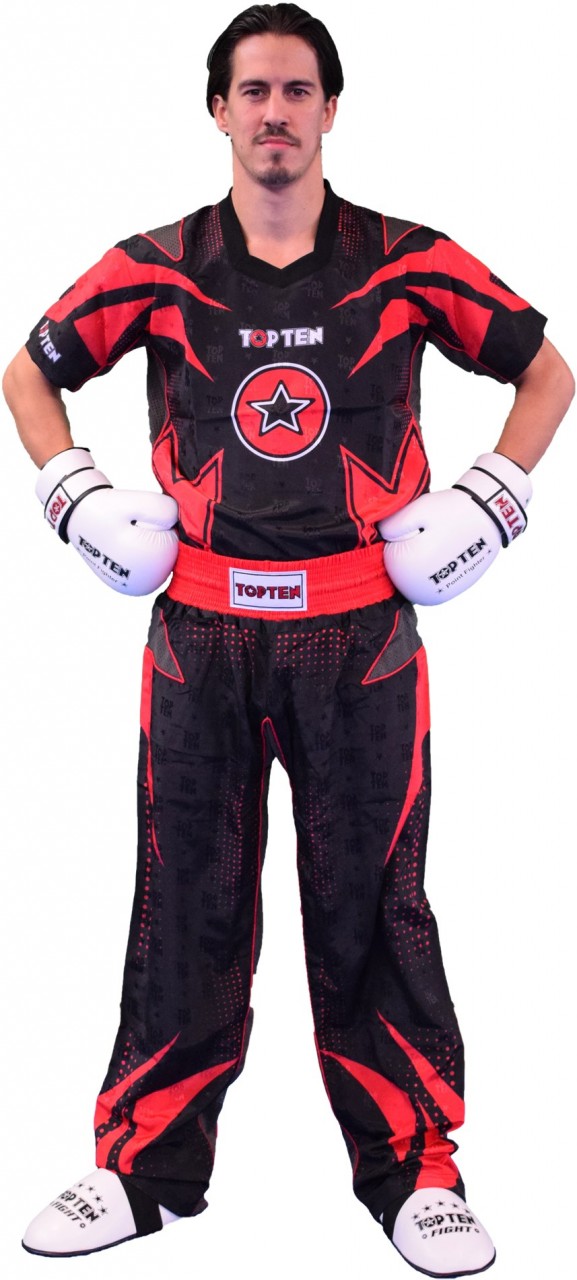 Top Ten Kickbox Uniform Future - Rot Top Ten Kickbox Uniform Future - Rot von TOP TEN
