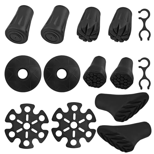 14Pcs Nordic Walking Stöcke Gummipuffer, Gummipuffer Nordic Walking Stöcke, Gehstock Gummipuffer, Gummipuffer Für Wanderstöcke, Wanderstöcke Gummipuffer 14Pcs Nordic Walking Stöcke Gummipuffer, Gummipuffer Nordic Walking Stöcke, Gehstock Gummipuffer, Gummipuffer Für Wanderstöcke, Wanderstöcke Gummipuffer von TOPCZY