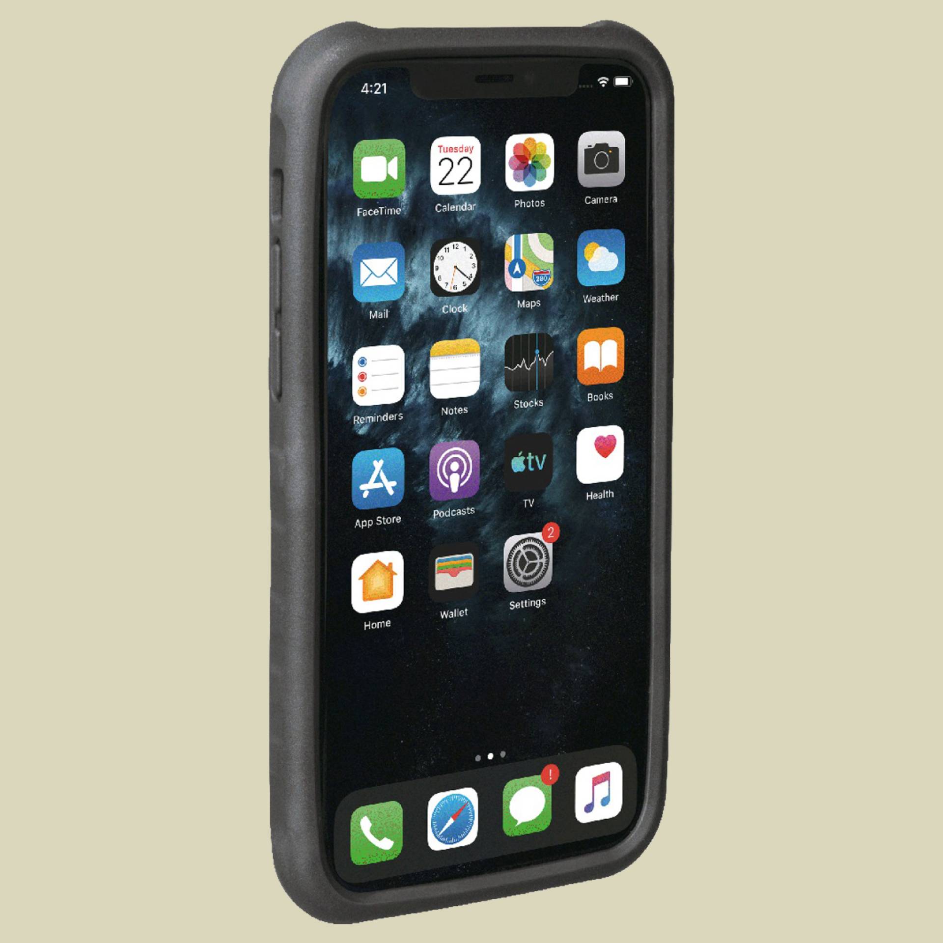 RideCase iPhone 11 Pro ohne Halter Farbe black/gray RideCase iPhone 11 Pro ohne Halter Farbe black/gray von TOPEAK