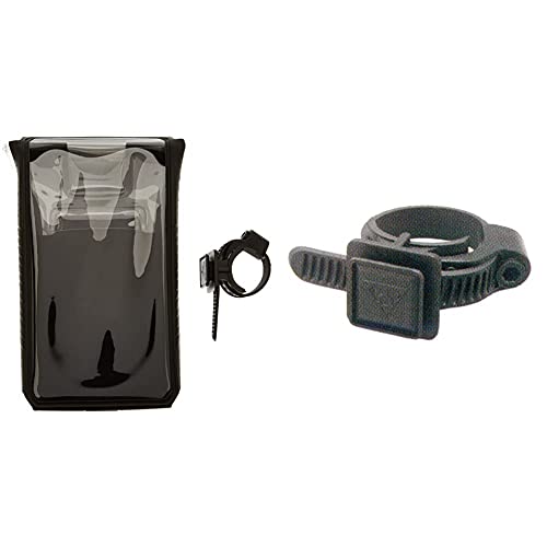 TOPEAK, Smartphone DryBag 6, Black, TT9840B & Unisex-Adult F55 QuickClick-Adapter, Black, One Size von TOPEAK