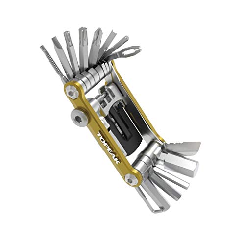 Topeak Unisex – Erwachsene Mini PT30 Multitool, Gold, 7,4 x 4 x 1,9 cm von TOPEAK