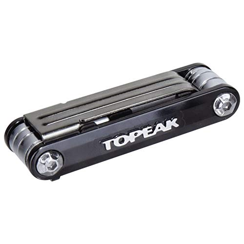 Topeak Unisex – Erwachsene Tubi 11 Miniwerkzeuge, Silber-Schwarz, 7,6cm von TOPEAK