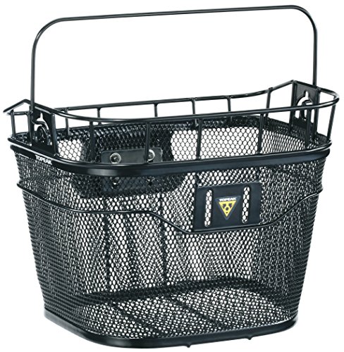 Topeak Unisex-Adult Basket Front (mit Fixe 3E) Fahrradkorb, Black, 35 x 26 x 25 cm, 16 L von TOPEAK