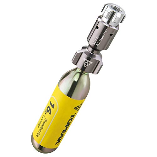 Topeak CO2 Kartuschenpumpe Micro Booster, Grau, TMB-2 von TOPEAK