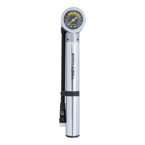 Topeak Handpumpe Shock n Roll, Silber, 15700064 von TOPEAK