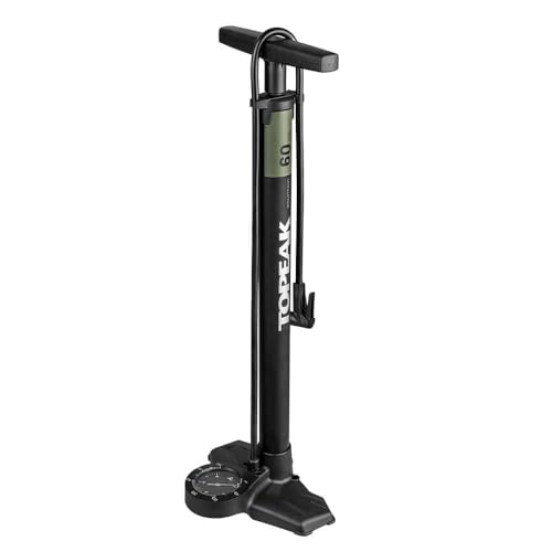 Topeak Joe Blow Mountian EX Fahrrad-Standpumpe mit Analoganzeige, Schwarz und Grün Topeak Joe Blow Mountian EX Fahrrad-Standpumpe mit Analoganzeige, Schwarz und Grün von TOPEAK