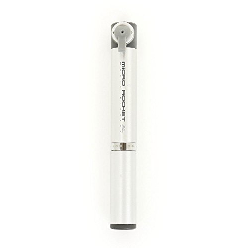 Topeak Minipumpe Micro Rocket, Silver, One Size, TMR-AL von TOPEAK