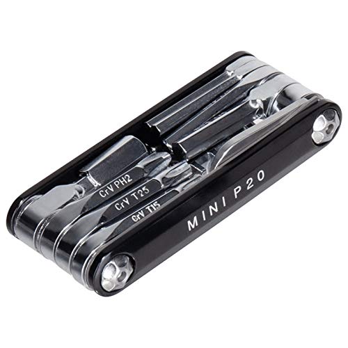 Topeak Unisex – Erwachsene Mini P20 Miniwerkzeuge, Schwarz-Silber, 7,4cm Topeak Unisex – Erwachsene Mini P20 Miniwerkzeuge, Schwarz-Silber, 7,4cm von TOPEAK
