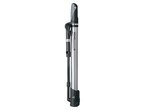 Topeak Road Morph G Bike Pump with Gauge, Black, Silver, Large x w x h ﻿35 x 5.7 x 2.8 cm/ 13.8” x 2.2” x 1.1”, TRP-3G. von TOPEAK