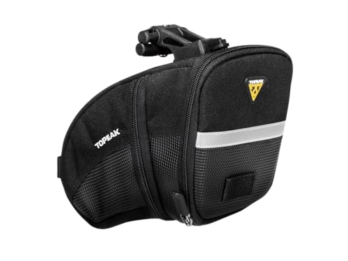 Topeak Satteltasche Aero Wedge Pack Large mit Quick Click und Riemen, schwarz, 21 x 12.5 x 14 cm, 1.9 Liter, TC2253B Topeak Satteltasche Aero Wedge Pack Large mit Quick Click und Riemen, schwarz, 21 x 12.5 x 14 cm, 1.9 Liter, TC2253B von TOPEAK