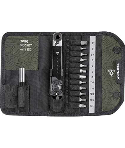 TOPEAK Unisex – Erwachsene Drehmomentschlüssel Torq Rocket Mini Ex, Schwarz, 14.5 x 7 x 3 cm TOPEAK Unisex – Erwachsene Drehmomentschlüssel Torq Rocket Mini Ex, Schwarz, 14.5 x 7 x 3 cm von TOPEAK