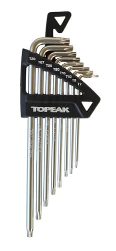 Topeak Torxschlüssel Torx Wrench Set Werkzeugset, Black, T7/T9/T10/T15/T20/T25/T27/T30 Topeak Torxschlüssel Torx Wrench Set Werkzeugset, Black, T7/T9/T10/T15/T20/T25/T27/T30 von TOPEAK