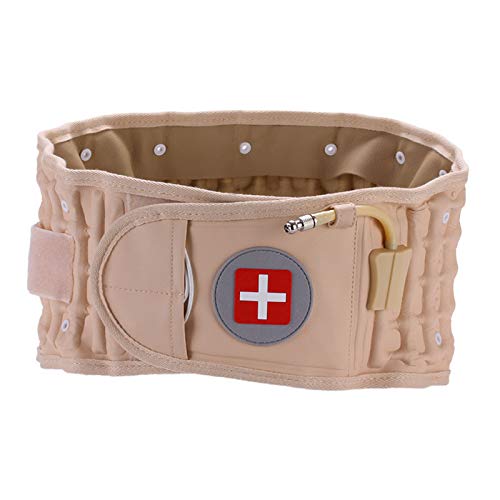 TOPLOOS Dekomprimierung Back Belt Lower Back Brace Aufblasbare Lordosenstütze Back Pain Relief (29" - 49" Waist) von TOPLOOS