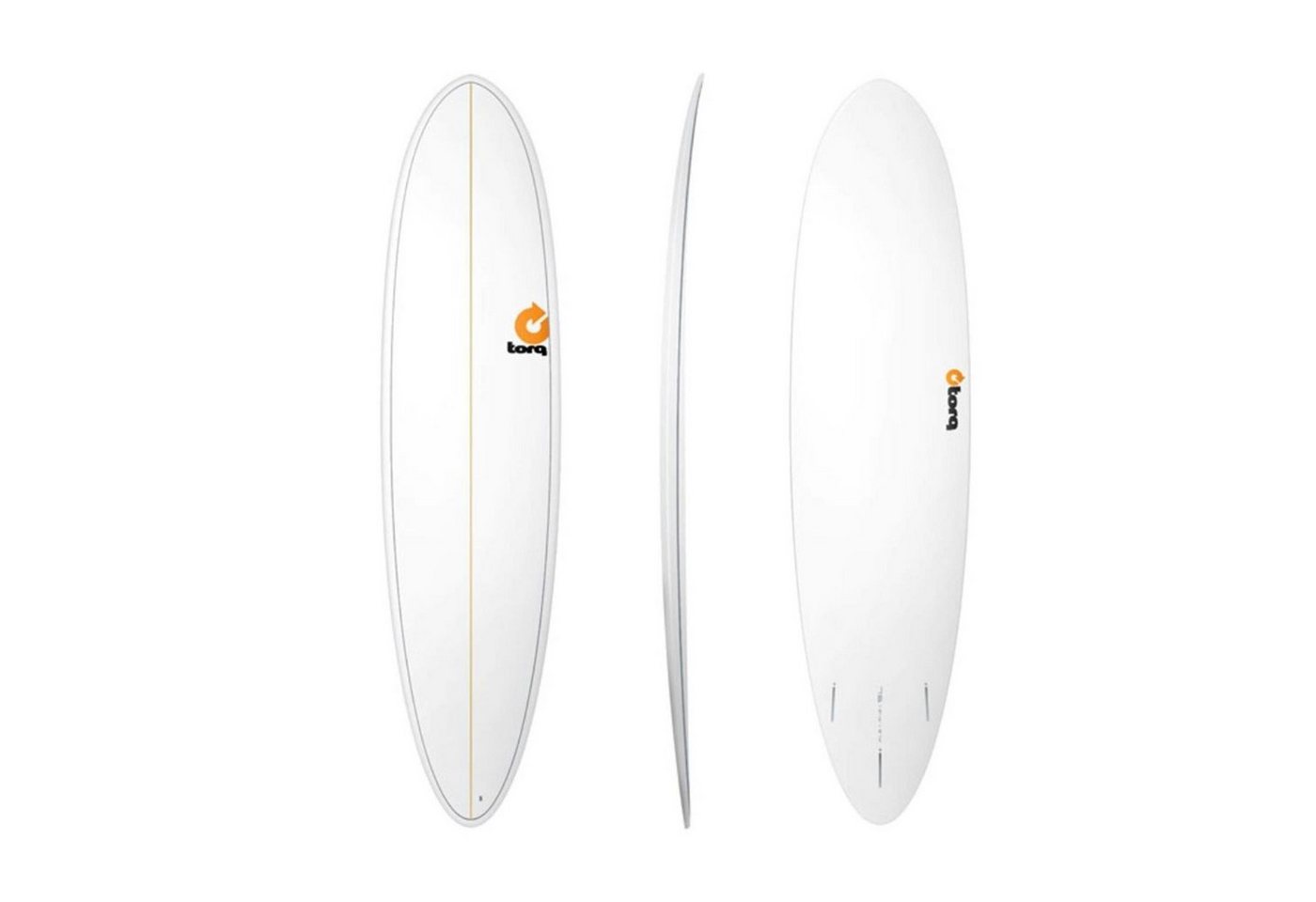 TORQ Wellenreiter Surfboard TORQ Epoxy TET 7.6 Funboard Pinlines, Funboard, (Board) von TORQ