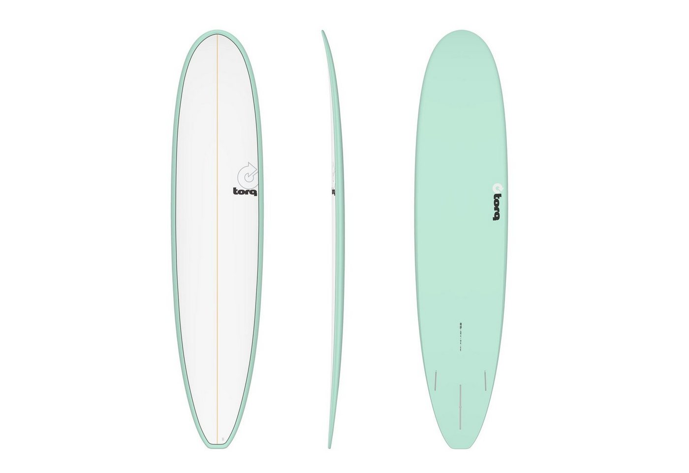 TORQ Wellenreiter Surfboard TORQ Epoxy TET 8.6 Longboard Seagreen, Funboard, (Board) von TORQ