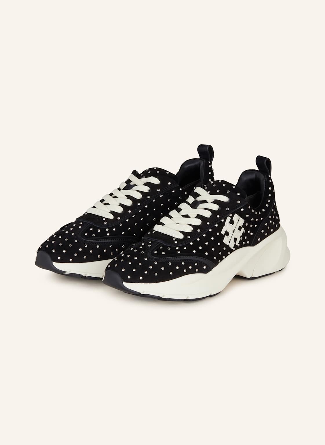 Tory Burch Sneaker Mit Schmucksteinen schwarz Tory Burch Sneaker Mit Schmucksteinen schwarz von TORY BURCH