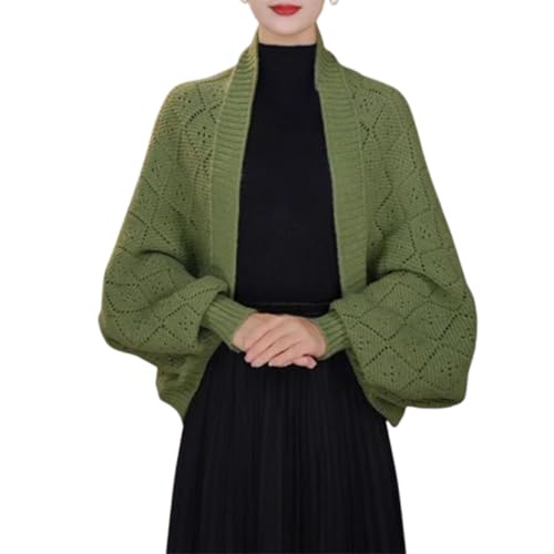 Weiche Schals Mit Ärmeln Für Damen, Schals, Pullover, Poncho, Cape, Multifunktionaler Schal Mit Ärmeln (One-Size,Army Green) von TOTDYIKH