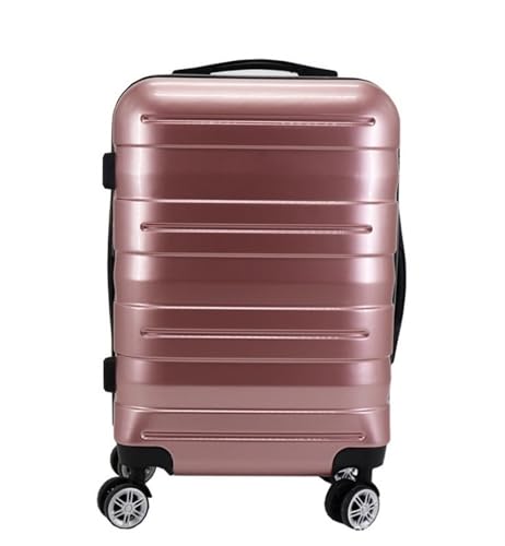 TOTIKI Koffer Gepäckkoffer Hartschalengepäck Mit 4 Spinnerrädern, Leichter Koffer Rollkoffer (Color : Rose Gold, Size : 24in) von TOTIKI