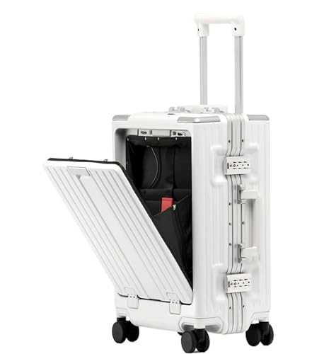 TOTIKI Koffer Handgepäck Mit Großem Fassungsvermögen Und USB-Ladeanschluss. Leichter Koffer Mit TSA-Zollschloss Rollkoffer (Color : C, Size : 24 in) von TOTIKI