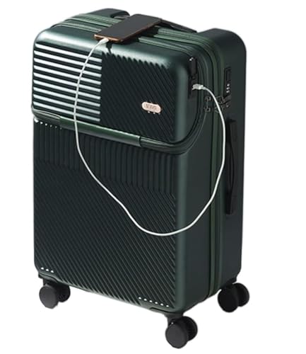 TOTIKI Koffer Koffer Mit USB-Ladeanschluss, TSA-Zahlenschloss, Universelles Radgepäck Für Reisen Rollkoffer (Color : E, Size : 28in) von TOTIKI