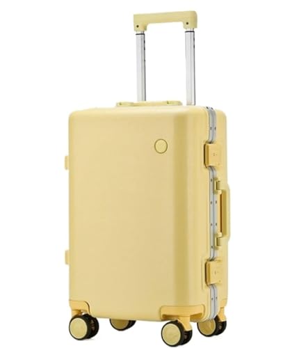 TOTIKI Koffer Multifunktionaler Trennwand-Trolley, Leichtes Passwort-Reise-Hartschalen-Handgepäck Rollkoffer (Color : G, Size : 20in) von TOTIKI