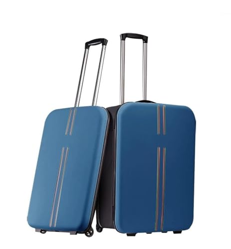TOTIKI Koffer Zusammenklappbares Handgepäck, Robuster, Langlebiger Tragbarer Koffer Mit Rollen, Reisekoffer Rollkoffer (Color : B, Size : 20in) von TOTIKI