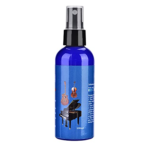 TOUISEDGI Premium Gitarrenpflege, Tragbarer 100 Ml Flüssigreiniger für die Reinigung und Wartung von Holzmusikinstrumenten, Violine, Klavier, Gitarre von TOUISEDGI