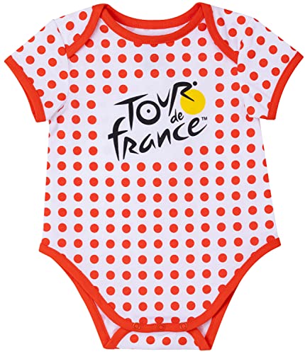 TOUR DE FRANCE Baby-Body, gepunktet, offizielle Kollektion, Radsport, 18 Monate, weiß von TOUR DE FRANCE