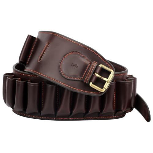 Tourbon, Bandolier/Munitionsgürtel aus echtem Leder, Stärke 12 Tourbon, Bandolier/Munitionsgürtel aus echtem Leder, Stärke 12 von TOURBON