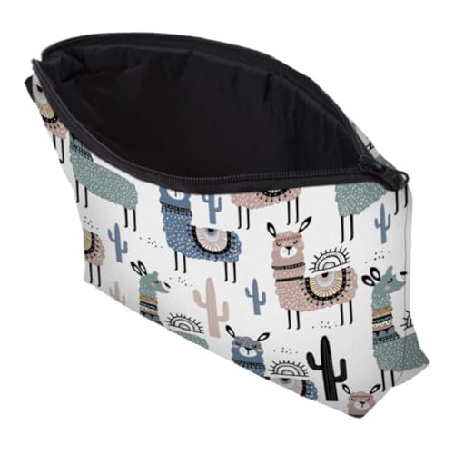 TOVINANNA 3D Alpaka Kosmetiktasche Für Damen Multifunktionale Reißverschluss Reise Und Waschbeuteltasche Kreatives Design Für Outdoor Nutzung Ideal Für Kosmetik Und Toilettenartikel TOVINANNA 3D Alpaka Kosmetiktasche Für Damen Multifunktionale Reißverschluss Reise Und Waschbeuteltasche Kreatives Design Für Outdoor Nutzung Ideal Für Kosmetik Und Toilettenartikel von TOVINANNA