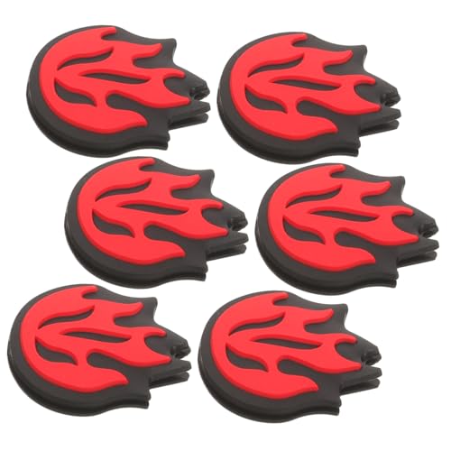 TOVINANNA 6St Stoßdämpfer für Tennisschläger einzigartige Geschenke für Tennisliebhaber Geschenk für Tennis zubehör Tennis Accessories Flamme quetschen Kleiner Schläger Lieferungen Kieselgel TOVINANNA 6St Stoßdämpfer für Tennisschläger einzigartige Geschenke für Tennisliebhaber Geschenk für Tennis zubehör Tennis Accessories Flamme quetschen Kleiner Schläger Lieferungen Kieselgel von TOVINANNA